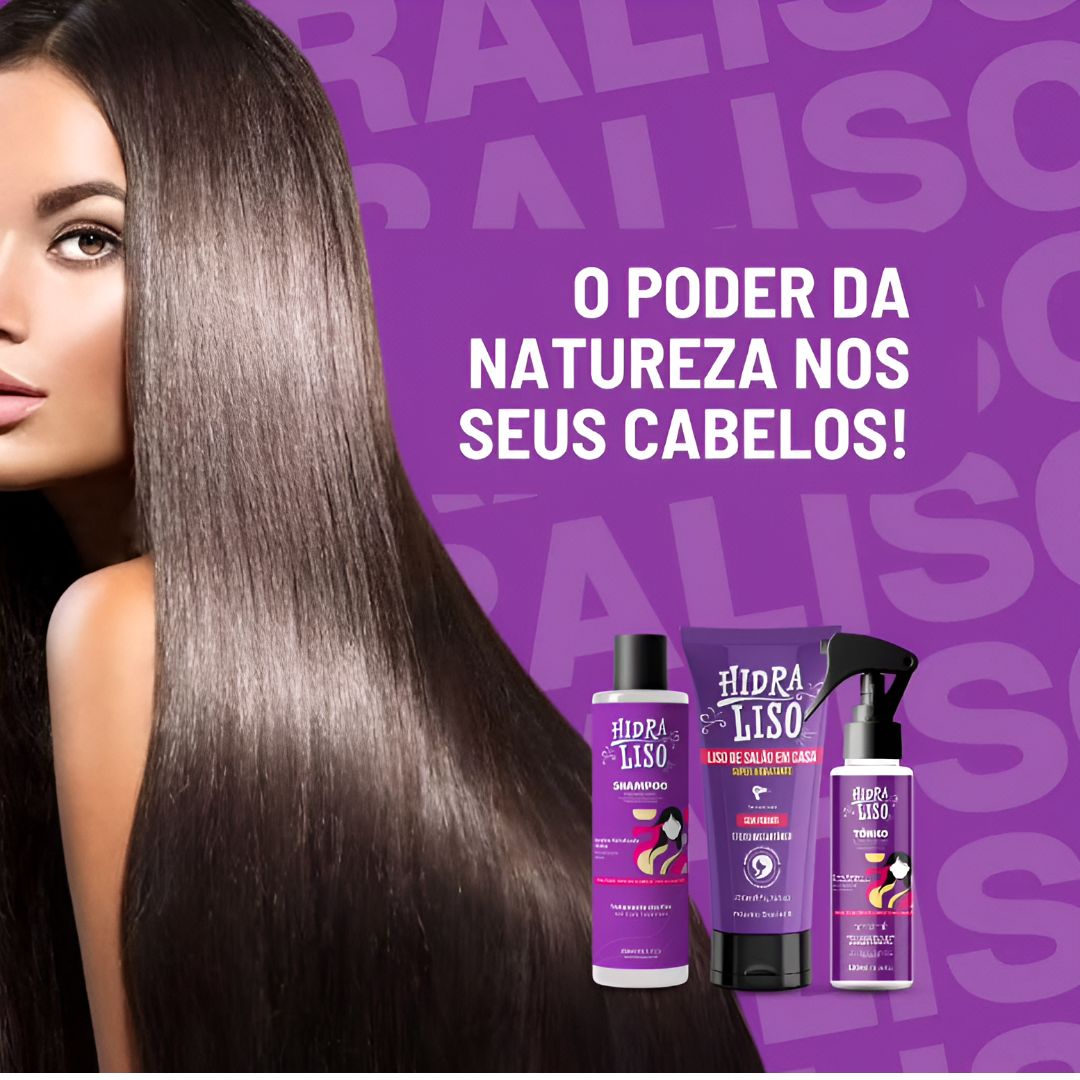 Kit 1 Shampoo + 1 Hidraliso + 1 Tônico