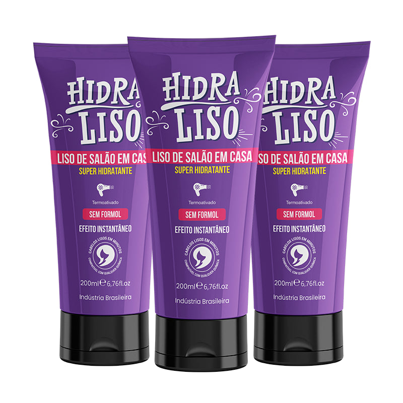 Kit 3 Hidraliso com Óleo de Argan