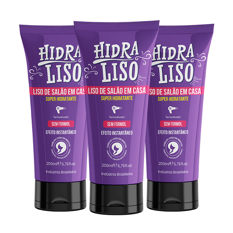 3 Hidraliso + Óleo de argan- Frete Grátis Hoje!