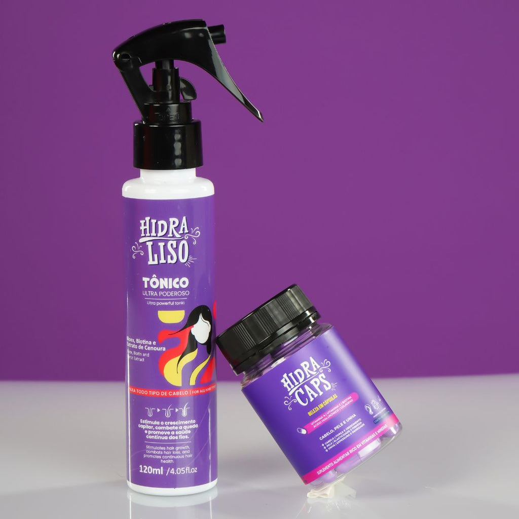Kit 1 HidraCaps + 1 Tônico